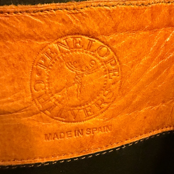 Penelope Chilvers Black Suede Mid-Calf Tassel Boots - Picture 9 of 10